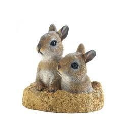 Peek-A-Boo Garden Bunnies Decor