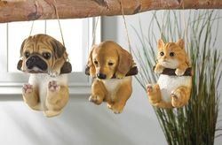 Swinging Pug Decor