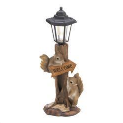 Friendly Squirrels Solar Lamp