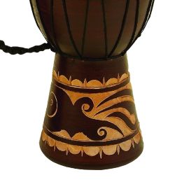 Wood Leather Djembe Drum For decor With Musical Blend