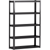 Adjustable 5 tier metal shelf, living room, bedroom, kitchen, garage, tool room