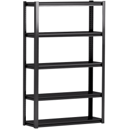 Adjustable 5 tier metal shelf, living room, bedroom, kitchen, garage, tool room