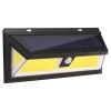 Solar Lights 180 LEDs Solar Wall Light Outdoor Motion Sensor Lamp IP65 Waterproof 120 Degree Sensing 270 Degree Wide Lighting Angle