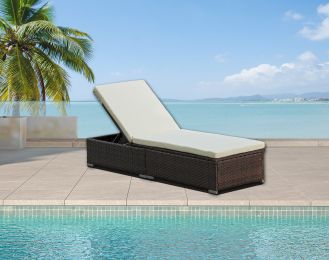 [Only For Pick Up] Protivin Reclining Chaise Lounge with Cushion