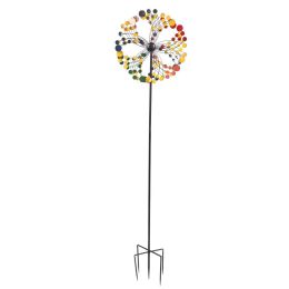 Kinetic Wind Spinners Outdoor Metal Yard Spinner with Gardening Decorations with Dual Direction Decorative Lawn Ornament Wind Mills