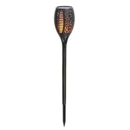 96 LEDs Solar Flame Torch Light Waterproof Flickering Flame Lamp Garden Path Yard Lamp
