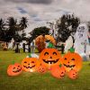 7PCS Halloween Blow up Inflatable Pumpkin Decoration-Lighted for Home Yard Garden Indoor and Outdoor Halloween Decoration Outdoor  YJ