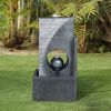 Garden Backyard Pool Modern Water Fountain 24.4inches