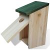 Bird Houses 8 pcs Wood 4.7'x4.7"x8.7"