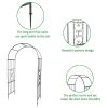 Arc Roof Wrought Iron Arch Plant Climbing Frame RT