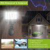 Solar Lights 1000lm Wall Lights Solar Flood Lights with Light Sensitivity 120 Degree Motion Sensor IP65 Waterproof