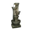 39.3inches Outdoor Garden Water Fountain for Garden Decor