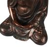16.1inch Zen Buddha Indoor Outdoor Statue for Yard Garden Patio Deck Home Decor