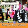 5.5 Feet Halloween Inflatables Skeleton Unicorn with Built-in LED Lights