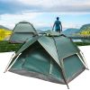 Double Deck Waterproof Pop Up Tent for Hiking Portable Automatic Tent for Camping 4 Person