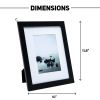Sable Hub 8 x 10 frames for wall or display | Wooden Picture frame with mat and stand for desk | Hotel, decoration, office desk photo frame