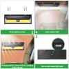 Solar Lights 180 LEDs Solar Wall Light Outdoor Motion Sensor Lamp IP65 Waterproof 120 Degree Sensing 270 Degree Wide Lighting Angle