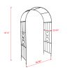 Arc Roof Wrought Iron Arch Plant Climbing Frame RT