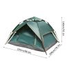 Double Deck Waterproof Pop Up Tent for Hiking Portable Automatic Tent for Camping 4 Person