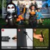 6 Feet Halloween Inflatable Decorations with Built-in LED Lights
