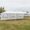 30''x10''(3 x 9m ) Seven Sides Portable Home Use Waterproof Tent with Spiral Tubes For Household, Wedding, Party, Parking Shed  XH