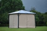 9.8 Ft. W x 9.8 Ft. D Aluminum Paito Gazebo with Polycarbonate Roof