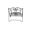 Scroll Work Design Metal Cook Book Stand, Copper Black