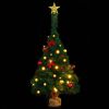 Artificial Christmas Tree with Baubles LED Lights Cloth Bag Base 25.2inches High Outdoor Indoor Office Home Party Holiday Season Decoration  YJ
