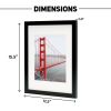 Sable Hub 14 x 11 frames for wall or display | Wooden Picture frame with mat and stand for desk | Hotel, decoration, office desk photo frame