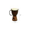 Wood Leather Djembe Drum For decor With Musical Blend