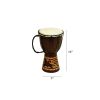 Wood Leather Djembe Drum For decor With Musical Blend