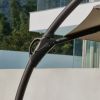 10FT Deluxe Patio Umbrella with Base,Outdoor Large Hanging Cantilever Curvy Umbrella with 360° Rotation for Pool,Garden,Deck, Lawn