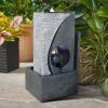 Garden Backyard Pool Modern Water Fountain 24.4inches