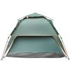 Double Deck Waterproof Pop Up Tent for Hiking Portable Automatic Tent for Camping 4 Person