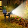 Solar Powered Spotlight Outdoor Dusk To Dawn Light Wall Path Lawn Garden Lamp Waterproof