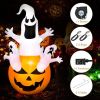 6 Feet Pumpkin-Halloween Blow Up Yard Decorations with Build-in LED Light