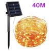 200-400LED 20M-40M Solar Power Fairy String Lights Party Xmas Decor Garden Outdoor Lamp