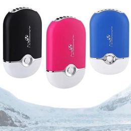 Porta Cooler Portable Air Conditioning USB Powered Personal Mini Fan (Color: Pink)