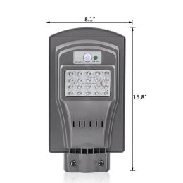 High Way Solar LED Wall Light (Type: 40W 80LED + Remote)