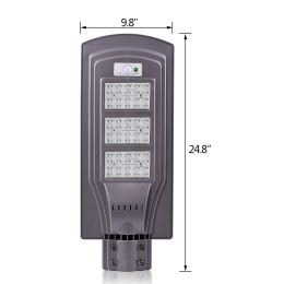 High Way Solar LED Wall Light (Type: 120W 240LED + Remote)
