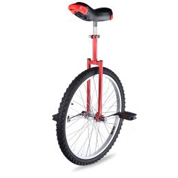 24in Wheel Unicycle Red (Warehouse: GA02)