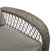 3pcs Outdoor Furniture Modern Wicker set