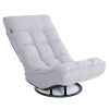 360 degree swivel lazy chair,42 position backrest adjustable folding chair,comfortable padded backrest,lazy sofa chair for teenagers and adults,video