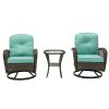 3pcs Outdoor Furniture Modern Wicker set