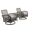 3pcs Outdoor Furniture Modern Wicker set