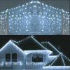 13FT 96LED Icicle String Light w/19 Drops Indoor/Outdoor Xmas Light Party Decor