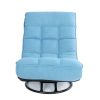 360 degree swivel lazy chair,42 position backrest adjustable folding chair,comfortable padded backrest,lazy sofa chair for teenagers and adults,video