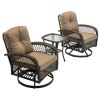 3pcs Outdoor Furniture Modern Wicker set