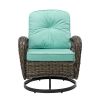 3pcs Outdoor Furniture Modern Wicker set