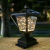 Garden & Patio Landscape Decoration Lighting Solar Post Lights 2 Pcs Set